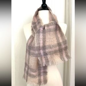 Vintage Foxford mohair scarf made in Ireland